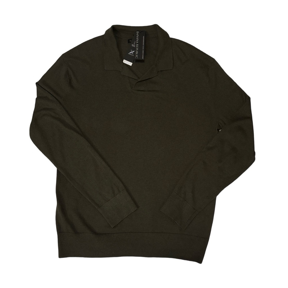 PERFORMANCE SILK-LINEN SWEATER POLO